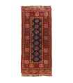 فرش دستباف قدیمی کناره طول یک متر ترکمن کد 709038