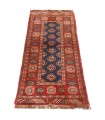 فرش دستباف قدیمی کناره طول یک متر ترکمن کد 709038