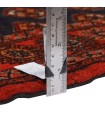 فرش دستباف قدیمی کناره طول یک متر ترکمن کد 709038