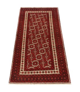 فرش دستباف قدیمی دو متری بلوچ کد 705493