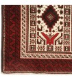 فرش دستباف قدیمی کناره طول دو متر بلوچ کد 705494