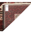 فرش دستباف قدیمی کناره طول دو متر بلوچ کد 705494