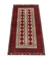 فرش دستباف قدیمی کناره طول دو متر بلوچ کد 705495