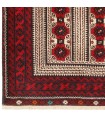 فرش دستباف قدیمی کناره طول دو متر بلوچ کد 705495