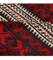 فرش دستباف قدیمی کناره طول دو متر بلوچ کد 705495