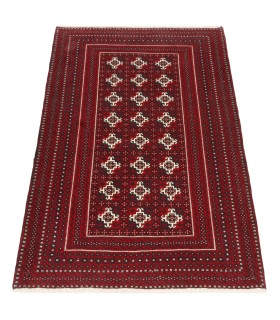 فرش دستباف قدیمی ذرع و نیم بلوچ کد 705496