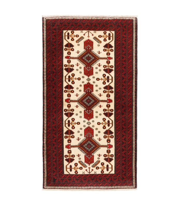 فرش دستباف قدیمی دو متری بلوچ کد 705497