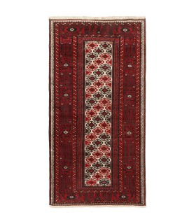 فرش دستباف قدیمی دو متری بلوچ کد 705500