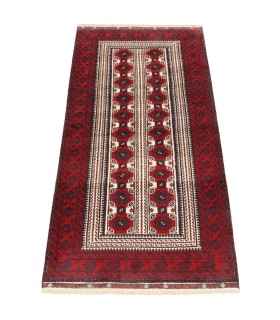 فرش دستباف قدیمی دو متری بلوچ کد 705502