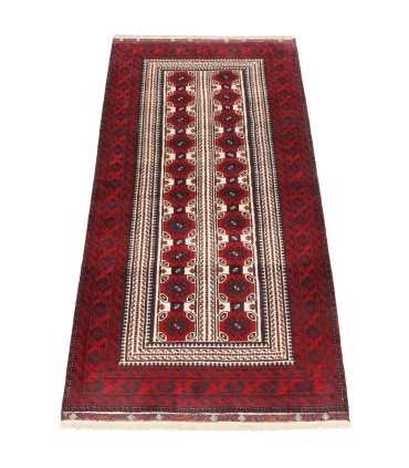 فرش دستباف قدیمی دو متری بلوچ کد 705502