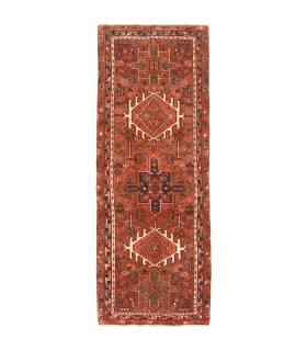 فرش دستباف قدیمی کناره طول دو متر قرجه کد 705506