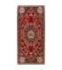 فرش دستباف قدیمی کناره طول یک و نیم متر قشقایی کد 705507