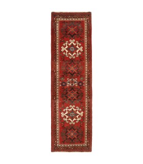 فرش دستباف قدیمی کناره طول دو متر قرجه کد 705508