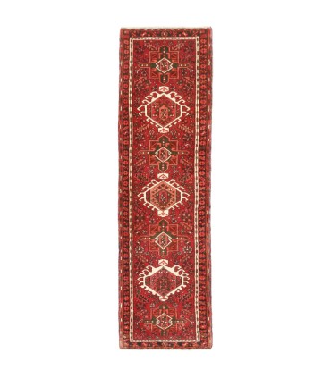 فرش دستباف قدیمی کناره طول دو متر قرجه کد 705509