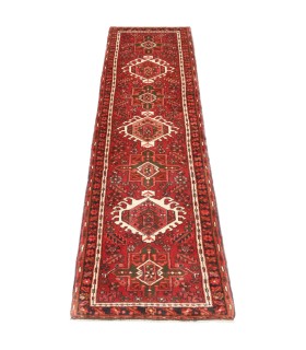 فرش دستباف قدیمی کناره طول دو متر قرجه کد 705509