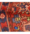 فرش دستباف قدیمی کناره طول دو متر قرجه کد 705510
