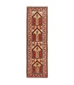 فرش دستباف قدیمی کناره طول دو متر بلوچ کد 705513