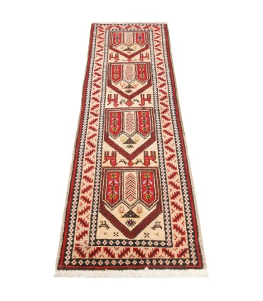 فرش دستباف قدیمی کناره طول دو متر بلوچ کد 705513