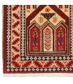فرش دستباف قدیمی کناره طول دو متر بلوچ کد 705513