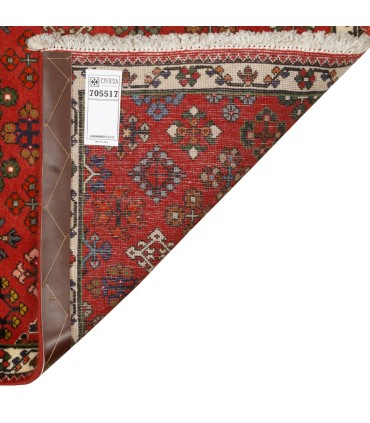 فرش دستباف قدیمی کناره طول یک و نیم متر میمه کد 705517