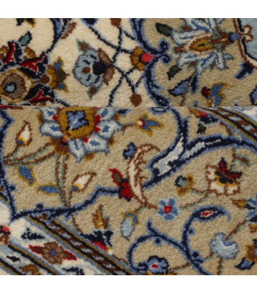 یک جفت فرش دستباف قدیمی سه و نیم متری کاشان کد 705523