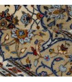 یک جفت فرش دستباف قدیمی سه و نیم متری کاشان کد 705523