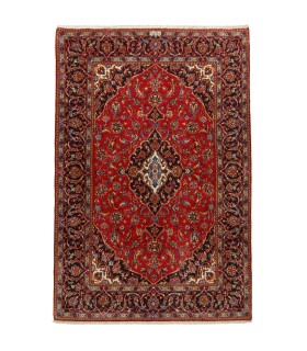 فرش دستباف قدیمی سه متری کاشان کد 705525