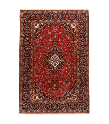 فرش دستباف قدیمی سه متری کاشان کد 705525