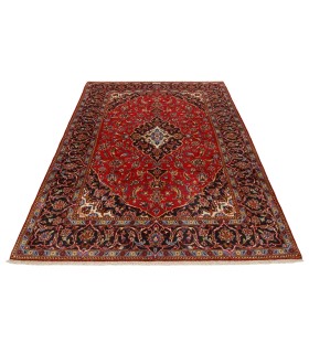 فرش دستباف قدیمی سه متری کاشان کد 705525