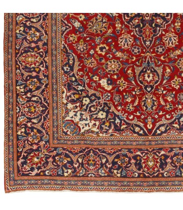 فرش دستباف قدیمی شش متری کاشان کد 705541