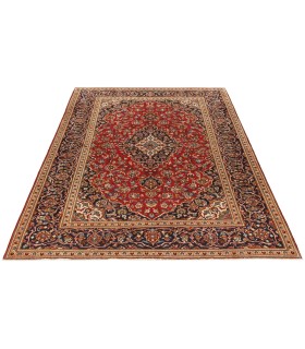 فرش دستباف قدیمی پنج و نیم متری کاشان کد 705545