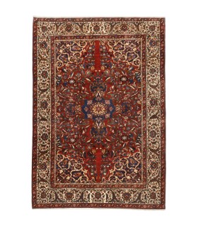 فرش دستباف قدیمی شش و نیم متری آباده کد 705548