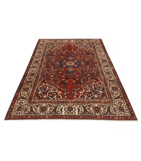 فرش دستباف قدیمی شش و نیم متری آباده کد 705548
