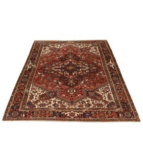 فرش دستباف قدیمی پنج و نیم متری هریس کد 705555