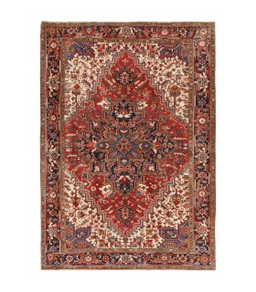 فرش دستباف قدیمی هفت و نیم متری هریس کد 705560