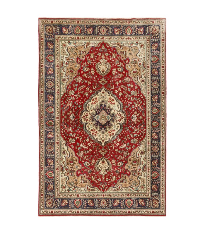 فرش دستباف قدیمی شش متری تبریز کد 705571