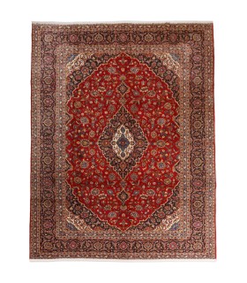 فرش دستباف قدیمی یازده و نیم متری کاشان کد 179892