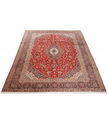 فرش دستباف قدیمی یازده و نیم متری کاشان کد 179892