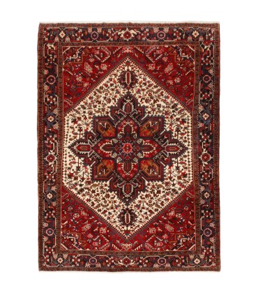فرش دستباف قدیمی هشت و نیم متری هریس کد 179894