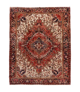 فرش دستباف قدیمی هشت متری هریس کد 179895