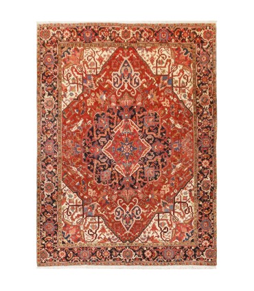 فرش دستباف قدیمی دوازده متری هریس کد 179907