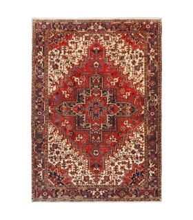 فرش دستباف قدیمی هشت متری هریس کد 179908