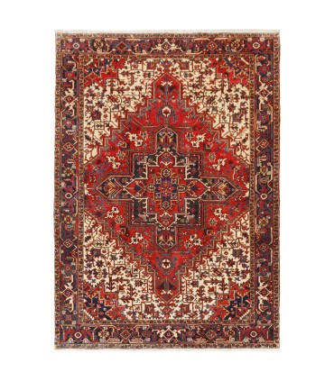 فرش دستباف قدیمی هشت متری هریس کد 179908