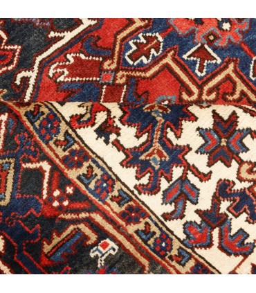 فرش دستباف قدیمی هشت متری هریس کد 179908