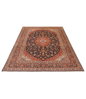 فرش دستباف قدیمی یازده و نیم متری کاشان کد 179909