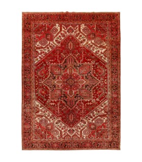 فرش دستباف قدیمی دوازده و نیم متری هریس کد 179913