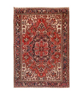 فرش دستباف قدیمی هشت متری هریس کد 179922
