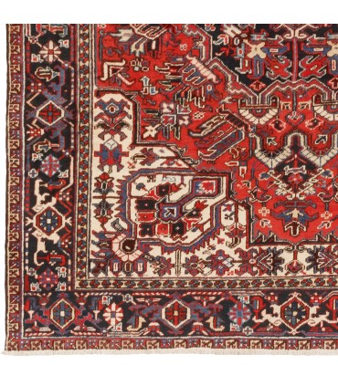 فرش دستباف قدیمی هشت متری هریس کد 179922