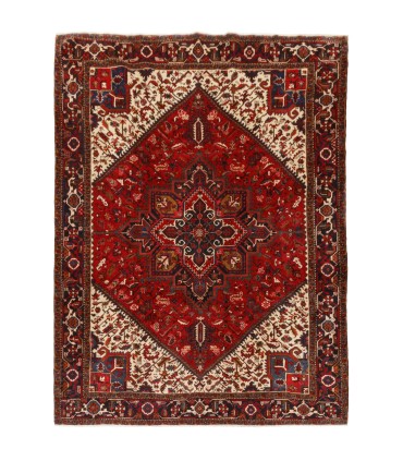 فرش دستباف قدیمی نه متری هریس کد 179929