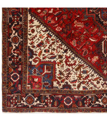 فرش دستباف قدیمی نه متری هریس کد 179929